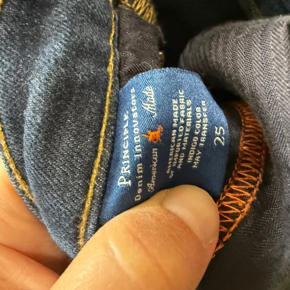 Principle Denim Innovators Jeans‎ Women's Size 25 Dark Wash American Made